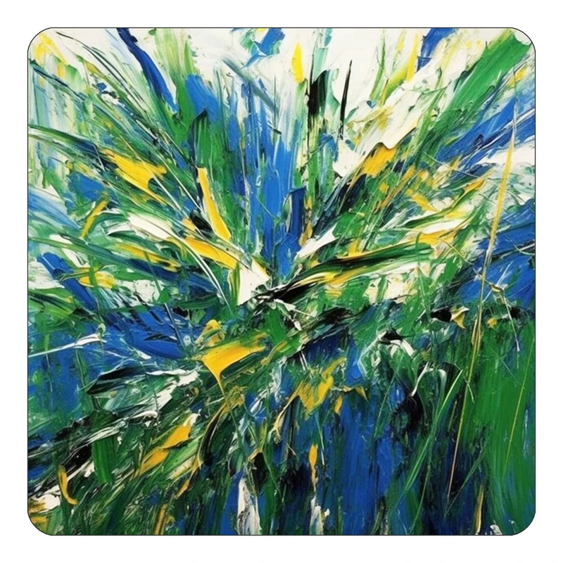 مگنت کاکتی طرح نقاشی رنگ روغن مدل mp69467