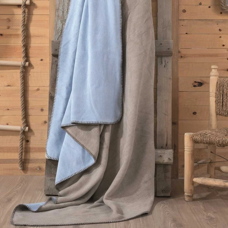 پتو کاتن باکس مدل Vizon-Mavi سایز 220×200 سانتی متر