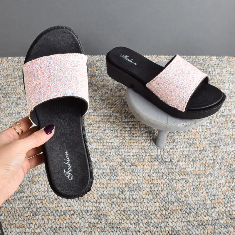 دمپایی زنانه نیکتا مدل شنی PK.2461