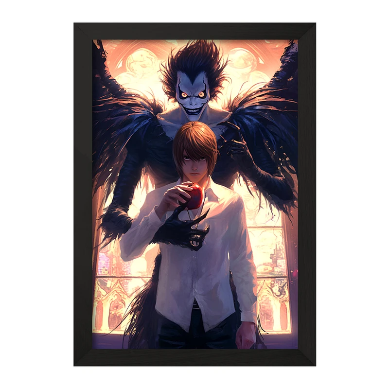 تابلو خندالو مدل انیمه دفترچه مرگ (Death Note) کد F9052