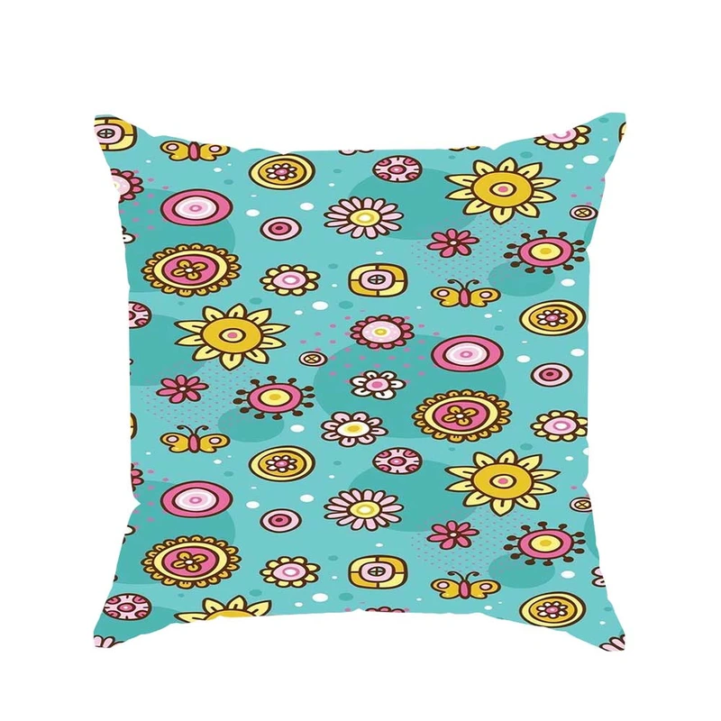 کوسن پاد آفرین مدل فانتزی طرح گل کد 02875