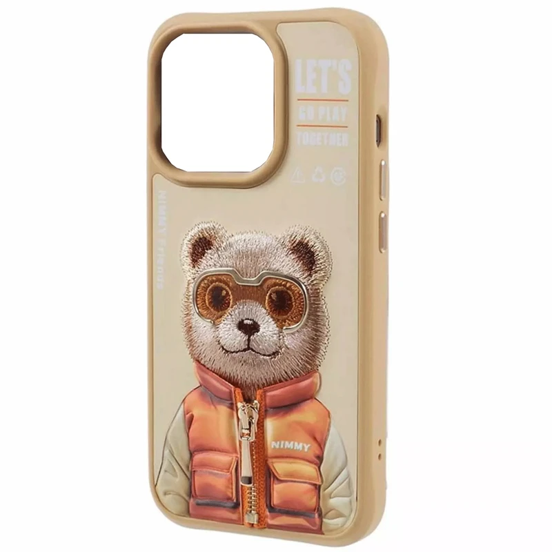 کاور نیمی مدل COOL CUTE BEAR مناسب برای گوشی موبایل اپل IPHONE 15 PRO MAX