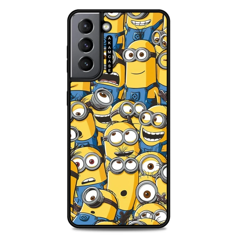 کاور آکام مدل AMC-WSGS21-MINIONS13 مناسب برای گوشی موبایل سامسونگ Galaxy S21