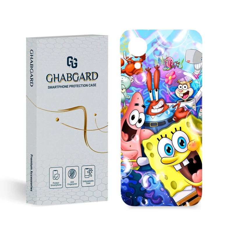  کاور قاب گارد مدل باب اسفنجی مناسب برای گوشی موبایل سامسونگ galaxy a03 core