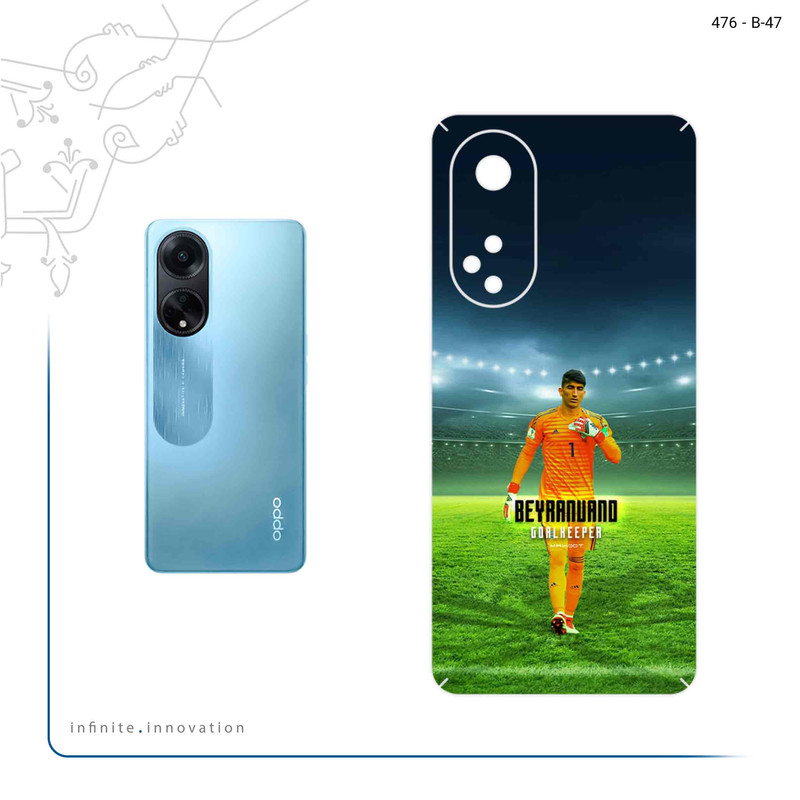 برچسب پوششی ماهوت مدل Alireza Beiranvand مناسب برای گوشی موبایل اپو A98