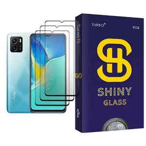 Atouchbo Shiny Glass3 Ceramics Screen Protector For  Y15s Pack Of 3