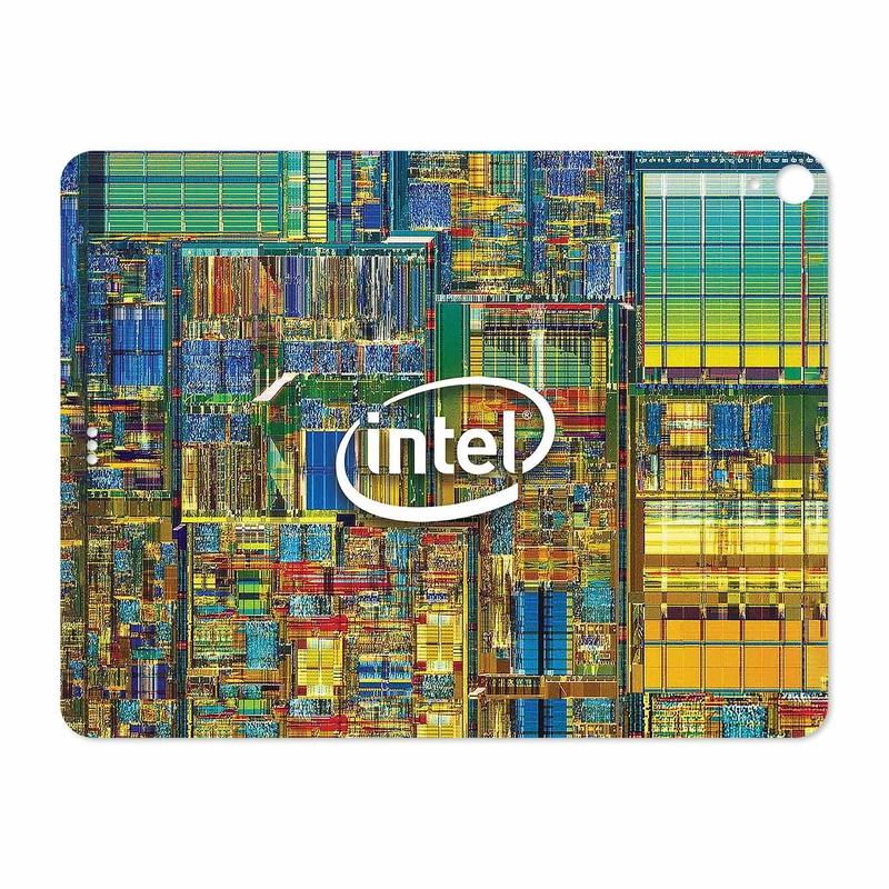 برچسب پوششی ماهوت مدل Intel Brand مناسب برای تبلت اپل iPad Pro 12.9 (GEN 3) 2018 A2014