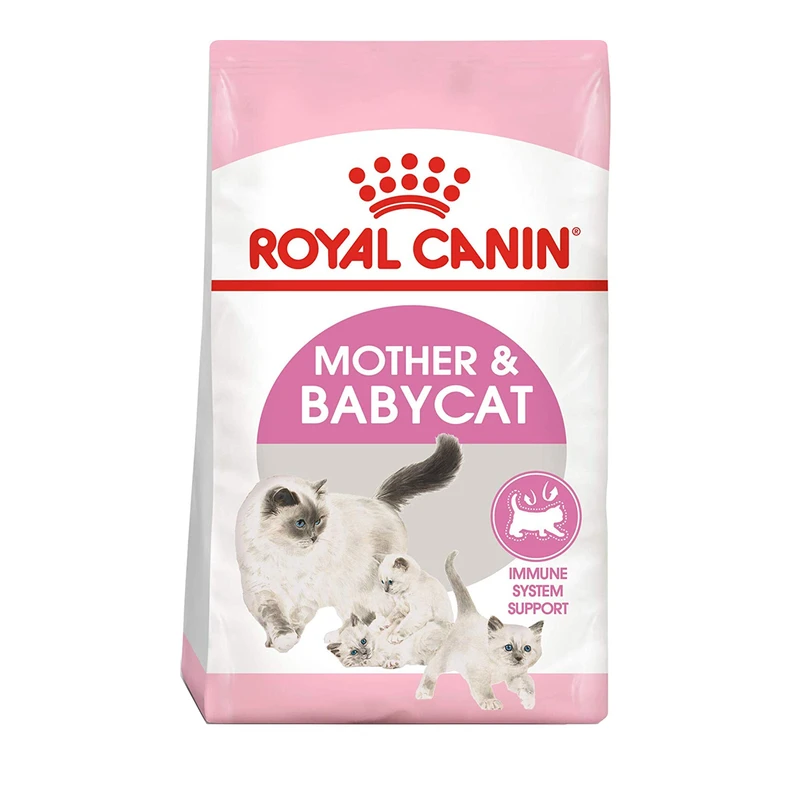 غذای خشک گربه رویال کنین مدل mother and babycat کد 2021 وزن 400 گرم