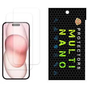 Multi Nano X-S2N Screen Protector For Apple iPhone 15 Pack of 2
