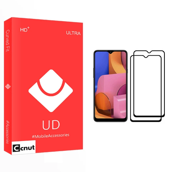 محافظ صفحه نمایش کوکونات مدل UD Glass مناسب برای گوشی موبایل سامسونگ Galaxy A20s بسته دو عددی