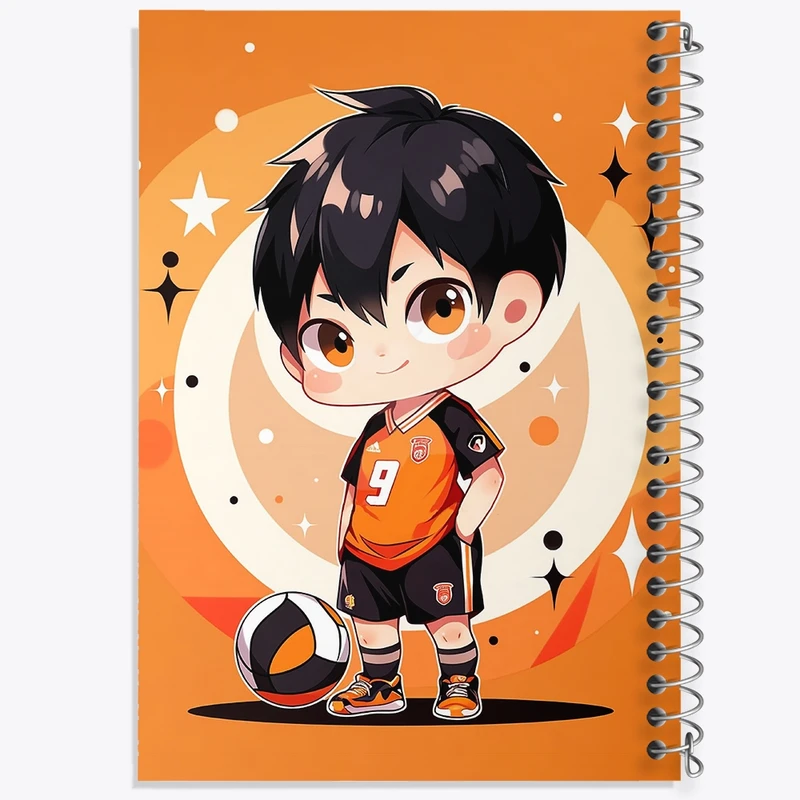 دفتر شطرنجی 50 برگ خندالو مدل انیمه آبشار سرنوشت هایکیو کاگیاما کد F1687