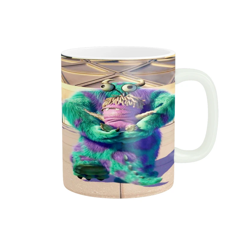 ماگ پادآفرین مدل کارتون کارخانه هیولاها طرح سالیوان و بو کد p3706