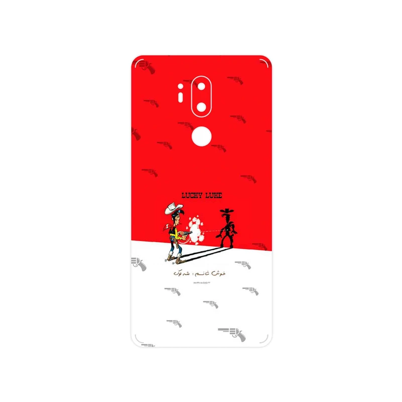 برچسب پوششی ماهوت مدل Lucky Luke مناسب برای گوشی موبایل ال جی G7 PLUS THINQ