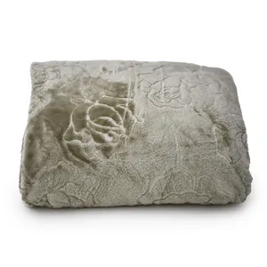 پتو مسافرتی 2 نفره مدل ژله ای رز گاردن سایز 200*220 سانتی متر