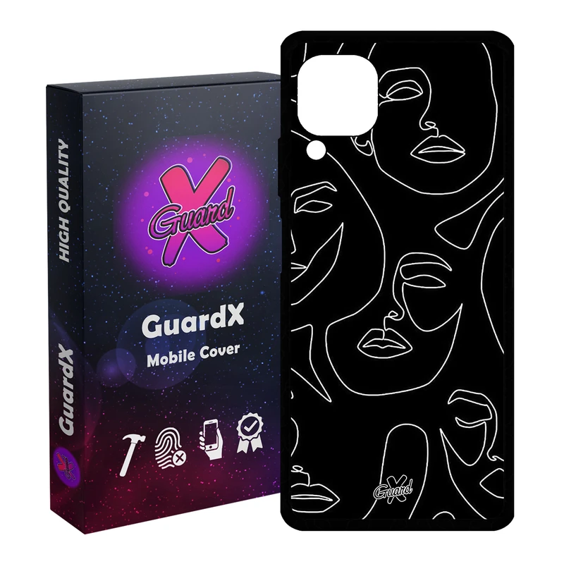 کاور گارد ایکس طرح Girl مدل Glass10392 مناسب برای گوشی موبایل هوآوی Nova 7i / Nova 6 SE / P40 Lite