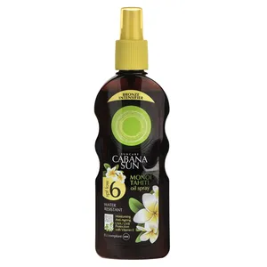 اسپری برنزه کننده روغنی کابانا سان مدل Monoi Tahiti Spf6 حجم 200 میلی لیتر