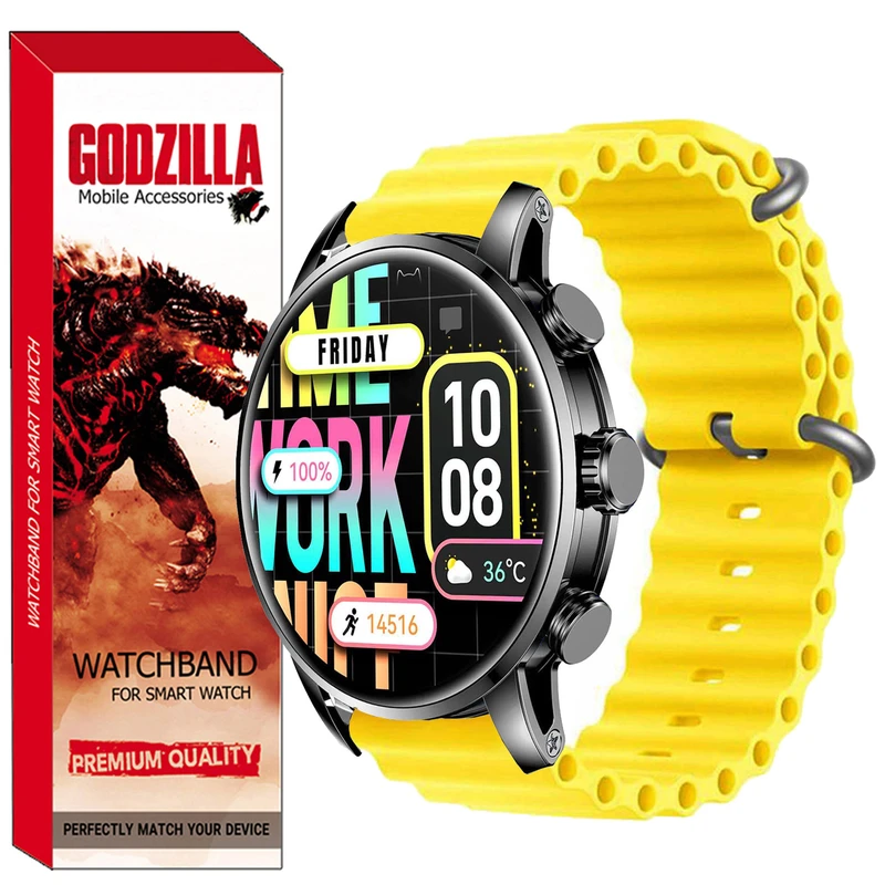 بند گودزیلا مدل OCEAN مناسب برای ساعت هوشمند کیسلکت KR2