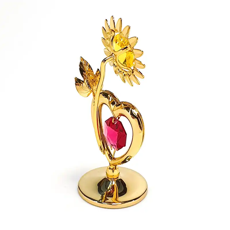 تندیس سواروسکی مدل گل عشق