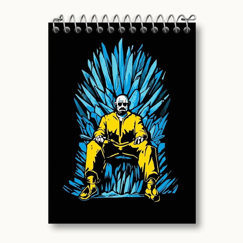 دفتر یادداشت 50 برگ خندالو مدل والتر وایت سریال بریکینگ بد Breaking Bad کد 13297