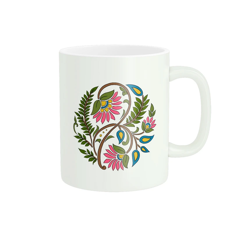 ماگ پاد آفرین طرح گل کد 1778