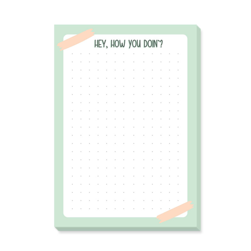 کاغذ یادداشت مدل How You Doin