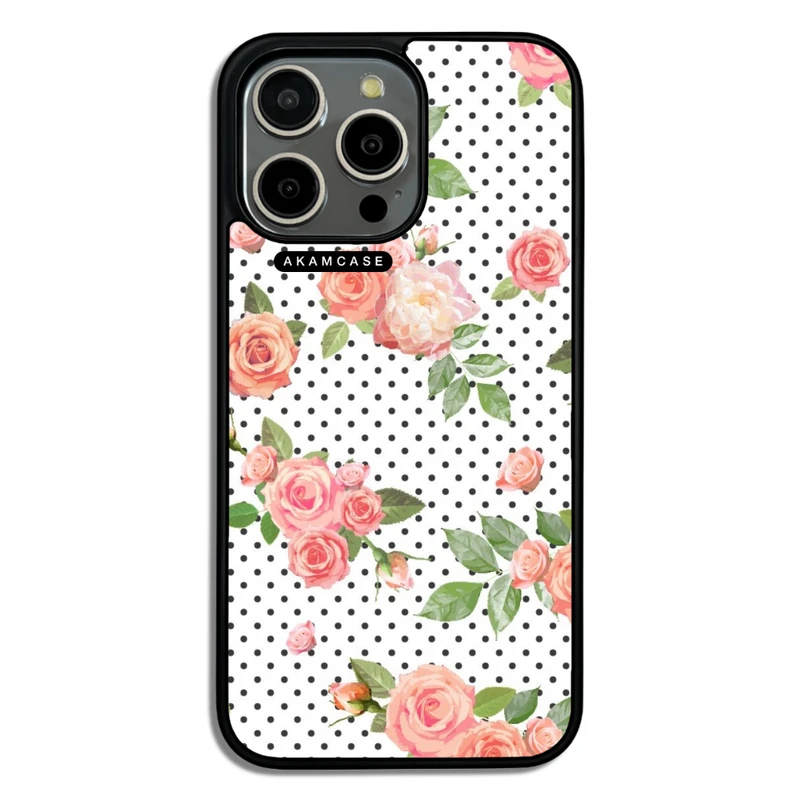 کاور آکام مدل AMC-WA15PROMAX-FLOWERS5 مناسب برای گوشی موبایل اپل iPhone 15 Pro Max