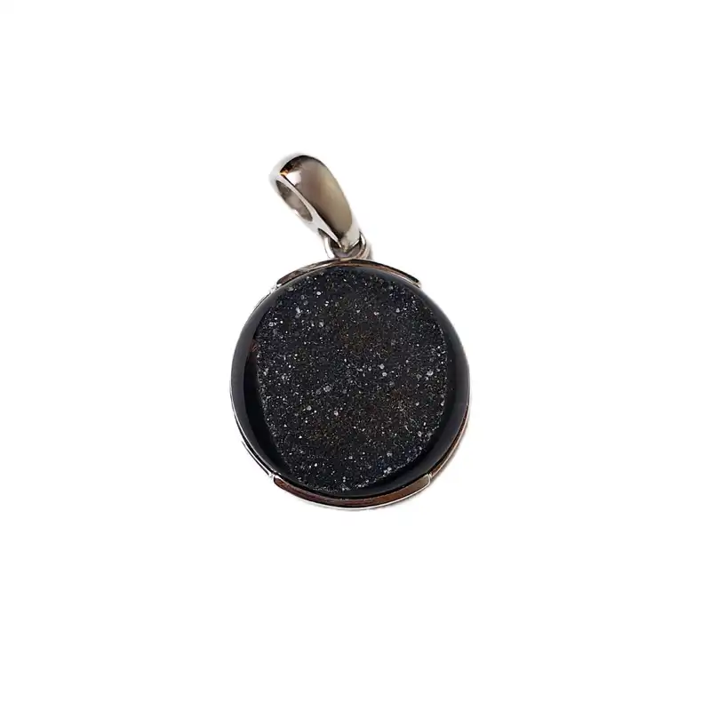 آویز گردنبند نقره زنانه عقیق دروزی مدل PiArte P02M-24