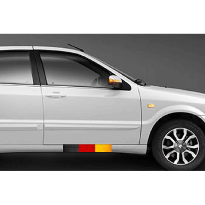 برچسب پارکابی خودرو طرح پرچم آلمان کد SP012 بسته 2 عددی