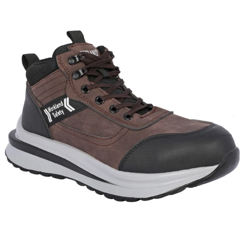 کفش ایمنی ورک لند مدل مهندسی اسپرت کد hex رنگ شکلاتی
