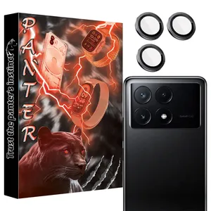 محافظ لنز دوربین پنتر مدل Ring Metal مناسب برای گوشی موبایل شیائومی Poco F6 Pro