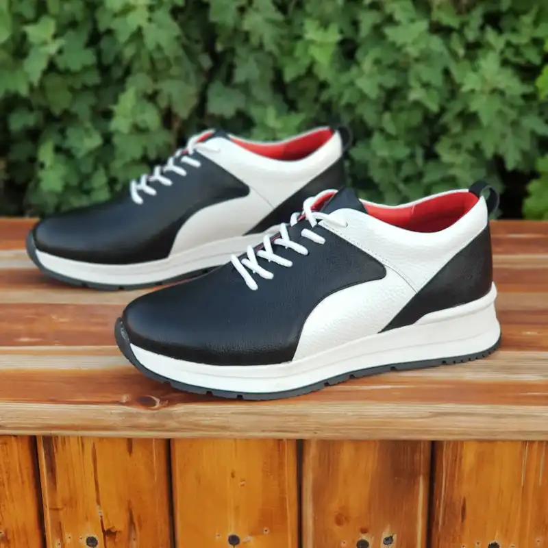 کفش روزمره زنانه مدل چرم طبیعی کد 00152t.k رنگ مشکی