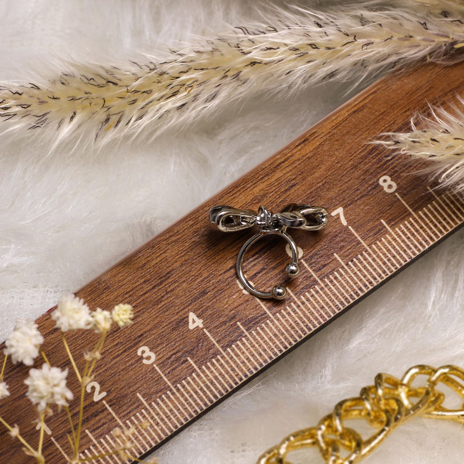 پیرسینگ گوش زنانه ماصرم مدل لاله گوشی کد ER2070 -  - 6