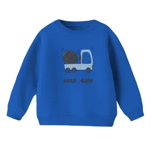 سویشرت بچگانه مدل ماشین کد ۱۱ رنگ آبی