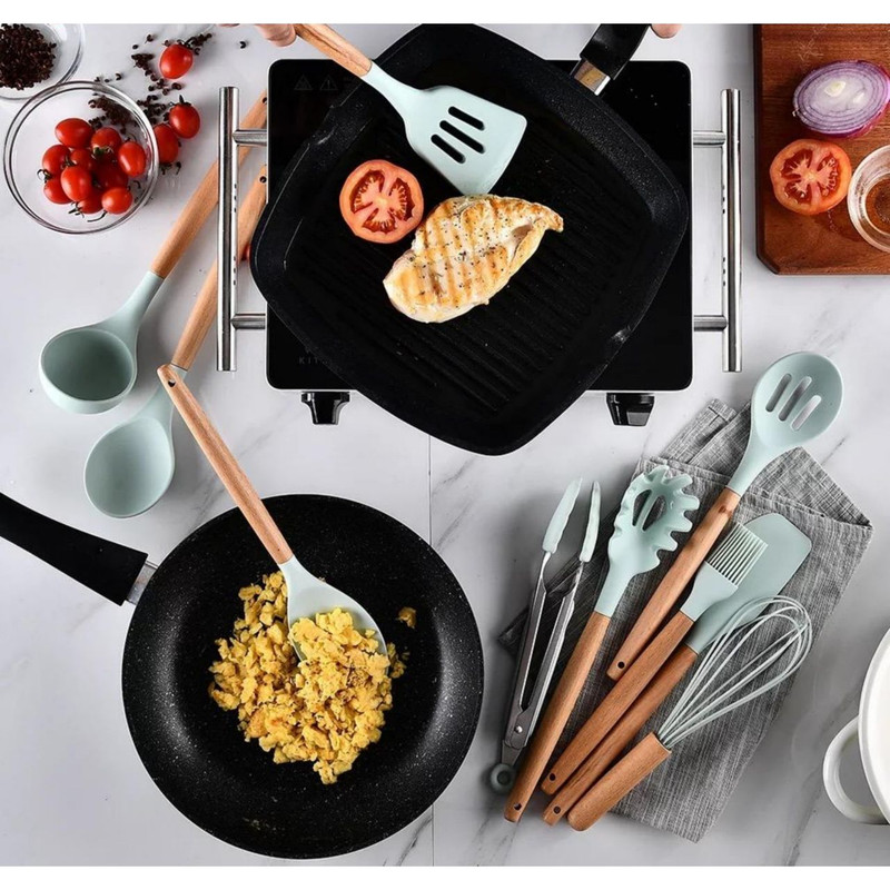 سرویس کفگیر و ملاقه 12 پارچه مدل Utensil kitchen