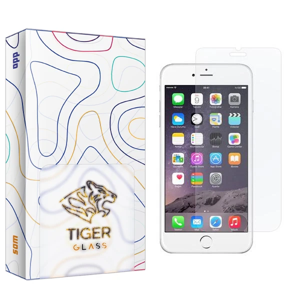محافظ صفحه نمایش تایگر گلس مدل SAM2 مناسب برای گوشی موبایل اپل iPhone 6