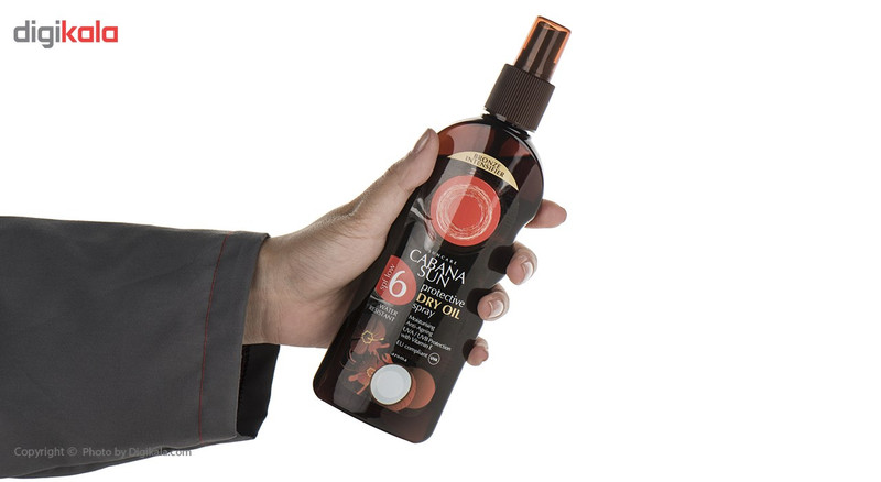 روغن برنز کننده کابانا سان مدل Dry Oil حجم 200 میلی لیتر
