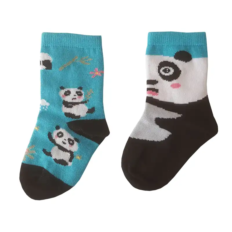 جوراب ال سون طرح پاندا مدل مادر و کودک کد PH412