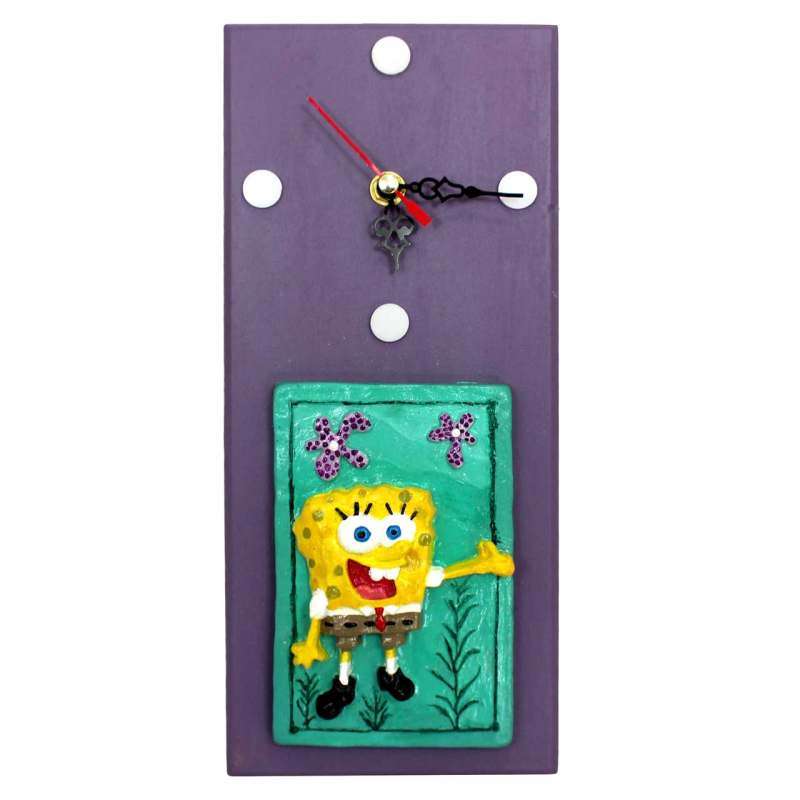 ساعت دیواری کودک مدل Spong Bob ساعت دیواری کودک مدل Spong Bob