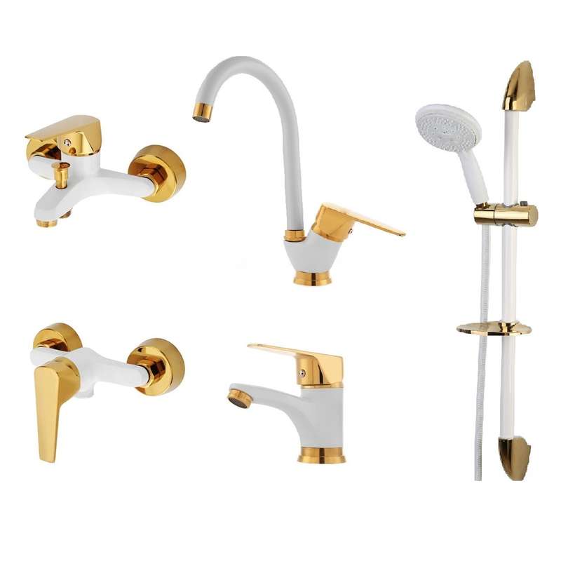 ست شیرآلات ترنم مدل دیانا پلاسST مجموعه 5 عددی