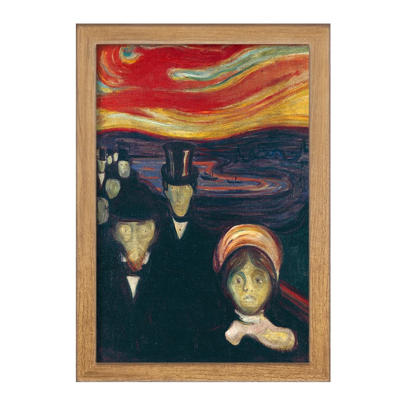 تابلو خندالو مدل نقاشی اضطراب ادوارد مونک کد F12490