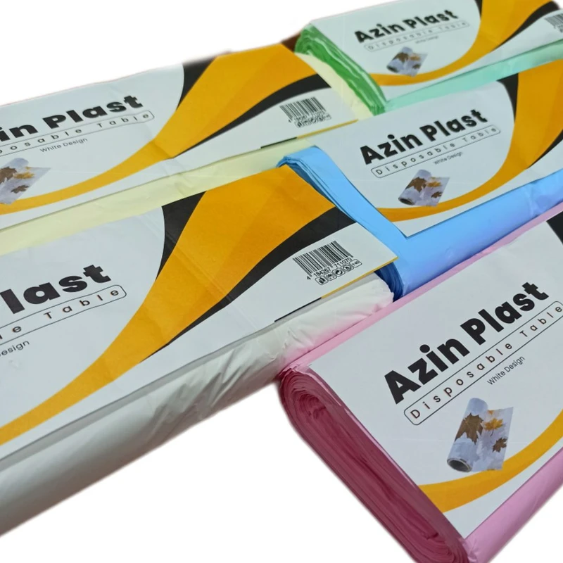 عکس شماره 6 : سفره یکبار مصرف آذین پلاست مدل economic کد 1kg رول 100 متری