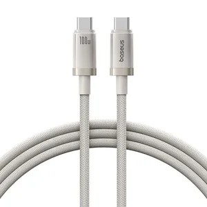 کابل USB-C بیسوس مدل Titanium Series 100W طول 2 متر