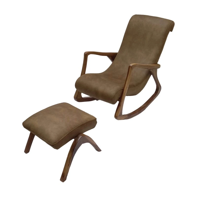 صندلی راک مدل گهواره طرح فانتزی کد 90 به همراه پاف