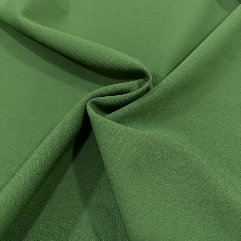 پارچه لباس عرض 1.5 متر مدل والا طرح کرپ رنگ سبز