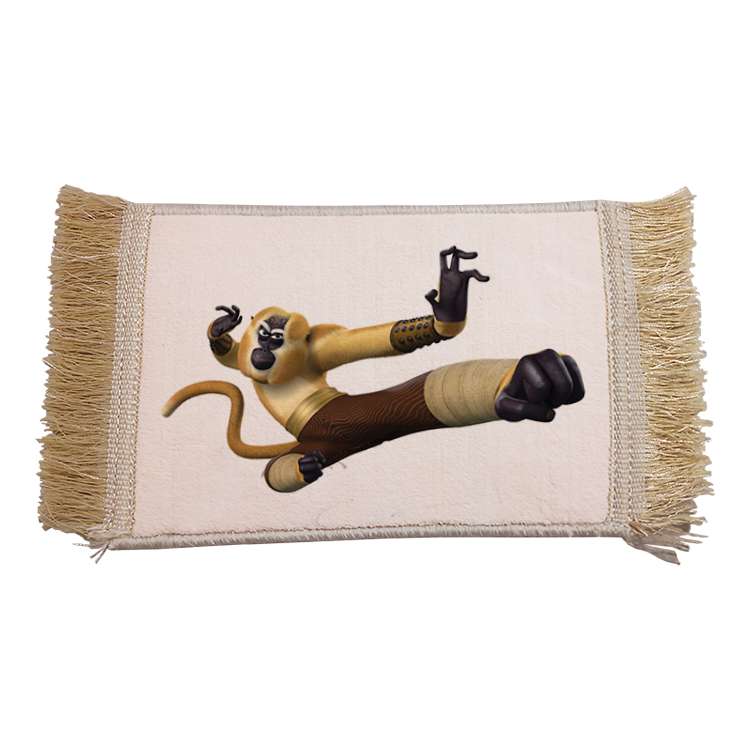 فرش ماشینی دیوارکوب مدل پاندا کونگ فو کار کد 64