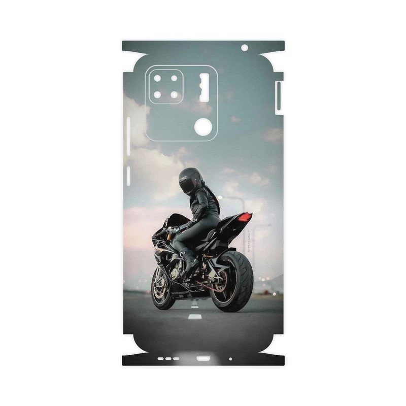 برچسب پوششی ماهوت مدل Motorcycling-FullSkin مناسب برای گوشی موبایل شیائومی Redmi 10A