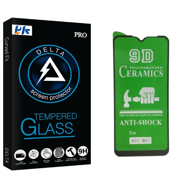 محافظ صفحه نمایش سرامیکی پی کی مدل Delta Glass مناسب برای گوشی موبایل سامسونگ Galaxy A01/M01