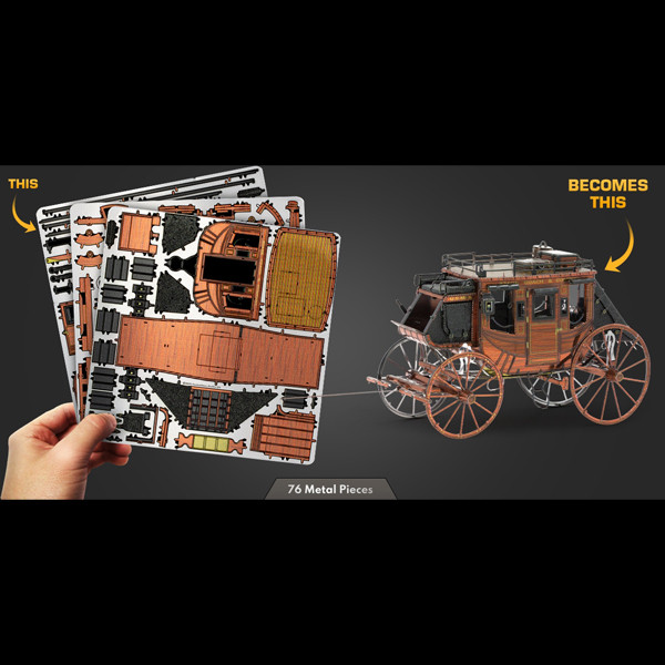 ساختنی مدل Wild West Stagecoach