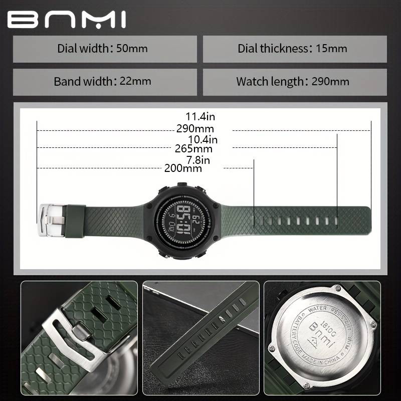 ساعت مچی دیجیتال مردانه بنمی مدل NO4 ساعت مچی دیجیتال مردانه بنمی مدل NO4