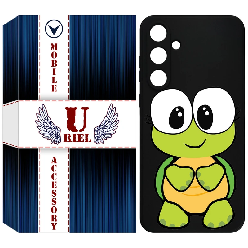 کاور یوریل قاب مدل KSH کد 59 طرح لاکپشت مناسب برای گوشی موبایل سامسونگ Galaxy S24 FE